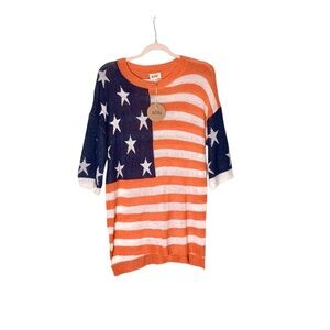 🌵BRAND NEW Bibi Boutique American Flag Blouse🌵